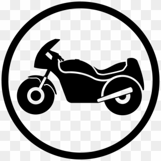 Png File Svg - Motorcycles Clipart Black And White, Transparent Png