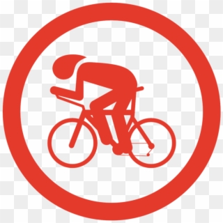 Ride Pain Free - Biohazard Symbol Red Circle, HD Png Download