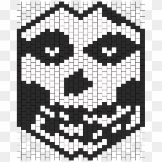Misfits Mask Bead Pattern - Glimmingehus, HD Png Download
