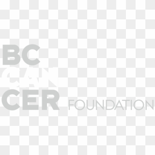 Bccancer Foundation Gray Reverse - Bc Cancer Logo White, HD Png Download
