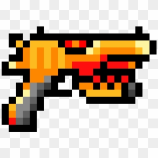 Phoenix Blaster - Terraria Gun Pixel Art, HD Png Download
