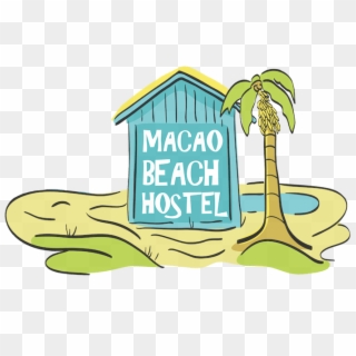 Macao Beach Hostel Logo - Illustration, HD Png Download