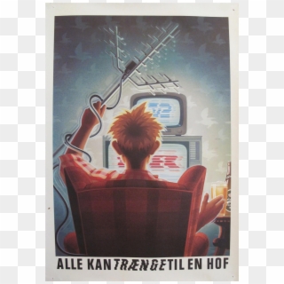 Original 1980's Danish Design Poster - Illustration, HD Png Download