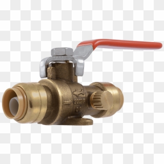 Ball Valve With Drain / Vent And Mounting Tab - 1 2 Ball Valve With Mounting Tabs, HD Png Download