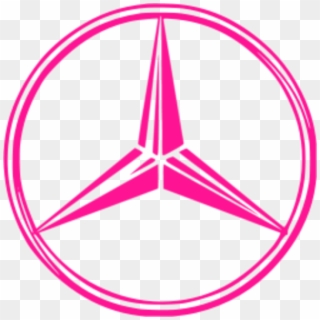 Mercedes Benz Logo Rosa, HD Png Download