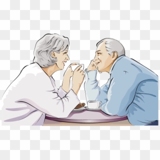 Old Couple Png - Old Man And Woman Png, Transparent Png