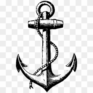 Old Drawing Anchor - Anchor Clip Art, HD Png Download