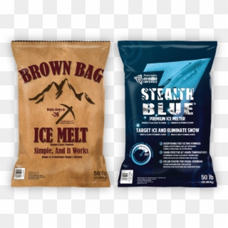 Brown Bag And Stealth Blue - Brown Bag Ice Melt, HD Png Download