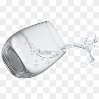Algunas De Las Señales De Que Nos Falta Beber Más Agua - Water From Glass Spill, HD Png Download
