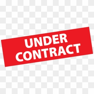Under Contract Sticker Size - Oval, HD Png Download