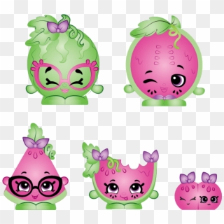 The Melonseeds Shopkins Characters, Yoshi - Helen Melon Shopkins, HD Png Download