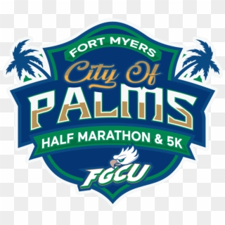 Fort Myers City Of Palms Half Marathon & 5k - Emblem, HD Png Download