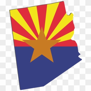 Picture Fundmybusinessaz Real Estate Crowd Funding - Arizona Flag State Outline, HD Png Download