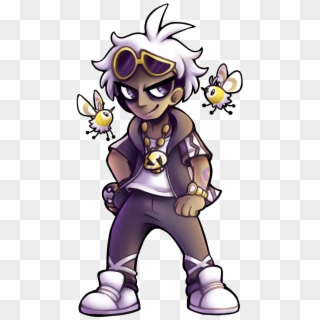 Have A Guzma I Drew Back In January Also He's Got Some - Cartoon, HD Png Download