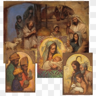 Nativity Christmas Cards - Annie Henrie Nader Nativity, HD Png Download