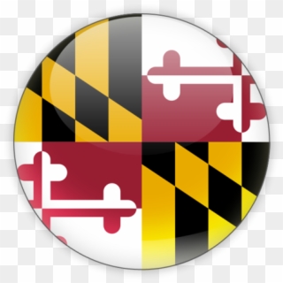 Maryland Flag Png Transparent Background - Circular Maryland Flag, Png Download
