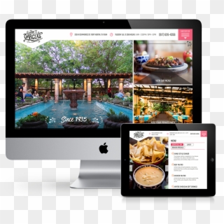 A Beautiful Logo & Website Design For An Iconic Restaurant - Tablet Computer, HD Png Download