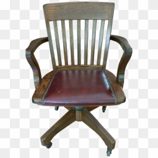 Antique White Desk Chair Best Of Antique Oak Captains - Old Office Chair Png, Transparent Png