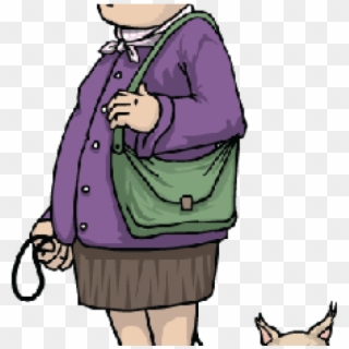 Old Fat Woman Cartoon, HD Png Download