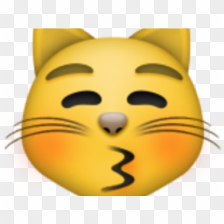 Kissing Cat Emoji, HD Png Download