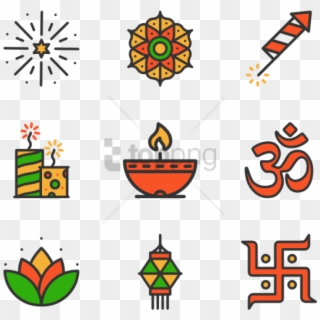 Free Png Diwali Festival Crackers Png Png Image With - Diwali Symbol, Transparent Png