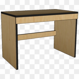 Contempo Panel End Study Desk W/pencil Drawer, - Writing Desk, HD Png Download