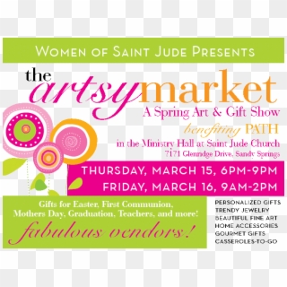 The 5th Annual Artsy Market At Saint Jude - College Of Saint Rose, HD Png Download
