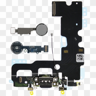 Iphone 7 Connector Charging Port & Home Button Flex - Flat Charge 7, HD Png Download