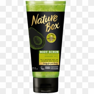 Nature Box Avocado Body Scrub Body Scrub Pinterest - Sunscreen, HD Png Download
