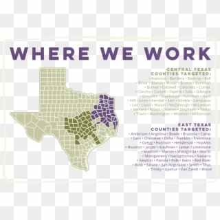 Lone Star Victims Advocacy Project Awarded Remote Legal - Map, HD Png Download