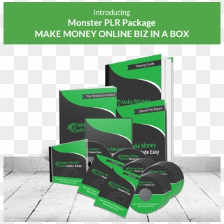 Make Money Online Made Easy Biz In A Box Monster Plr - Flyer, HD Png Download