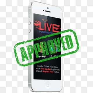 Live Power Affiliate Review Make Money Online Without - Approved Stamp, HD Png Download