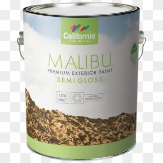 California Malibu Exterior Semi-gloss Gallon - California Paint Ceiling White, HD Png Download