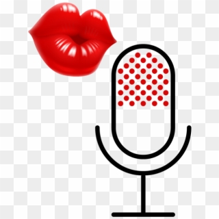 Lip Lips Singing - Lips And Mic Logo, HD Png Download