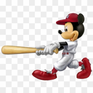 Mickey Sports Clipart - Mickey Mouse Baseball Hamilton Collection, HD Png Download