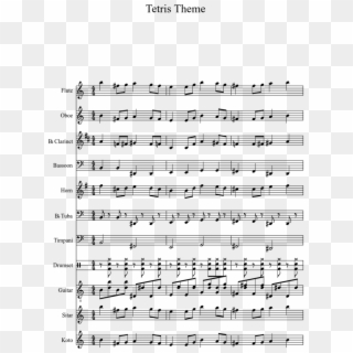Tetris Theme A - Semper Paratus Sheet Music Trumpet, HD Png Download