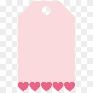 Heart Scallop Tag Svg Cut File - Heart Tag Svg, HD Png Download