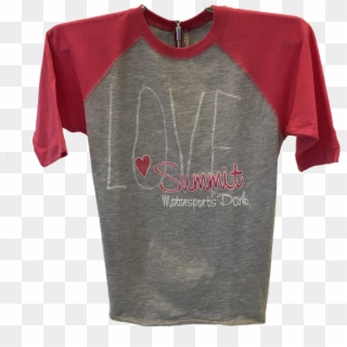 Glitter Summit Heart Tee - Active Shirt, HD Png Download
