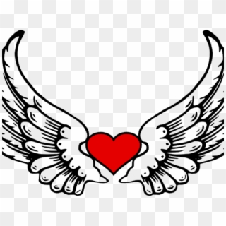 Love Clipart Gambar - Halo And Wings Png, Transparent Png