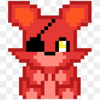 Foxy The Fox Pirate - Toy Freddy Pixel Art, HD Png Download