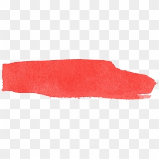 Red Carpet Background Png - Red Watercolor Paint Brush Stroke, Transparent Png
