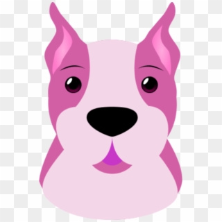 Boxer Dog Face Vector Clip Art - صور رسوم متحركه حيوانات, HD Png Download