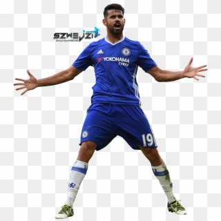 Diego Costa Chelsea Png - Diego Costa Png 2017, Transparent Png