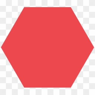 Red Hexagon Shape, HD Png Download