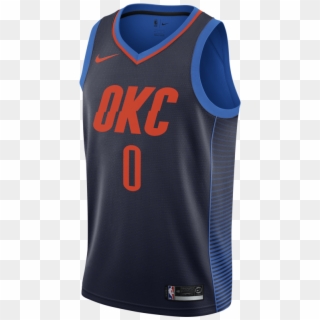Nike Nba Oklahoma City Thunder Russell Westbrook Swingman - Sports Jersey, HD Png Download