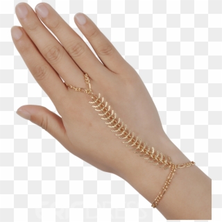 Ericdress Chic Golden Ring Bracelet - Chain, HD Png Download