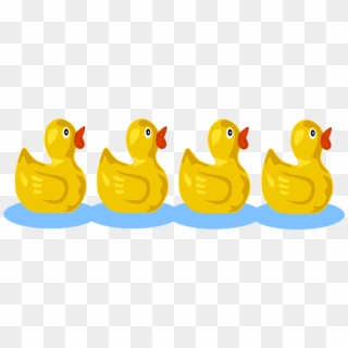 Ducks In Water Clipart, HD Png Download