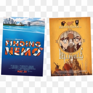 Finding Nemo Les Triplettes De Belleville - Disney Pixar Movies Credits, HD Png Download