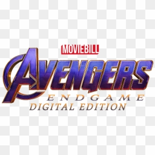 Moviebill Avengers Endgame Digital Edition Logo - Graphic Design, HD Png Download