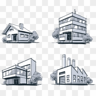Tipos De Edificios - Types Of Buildings, HD Png Download